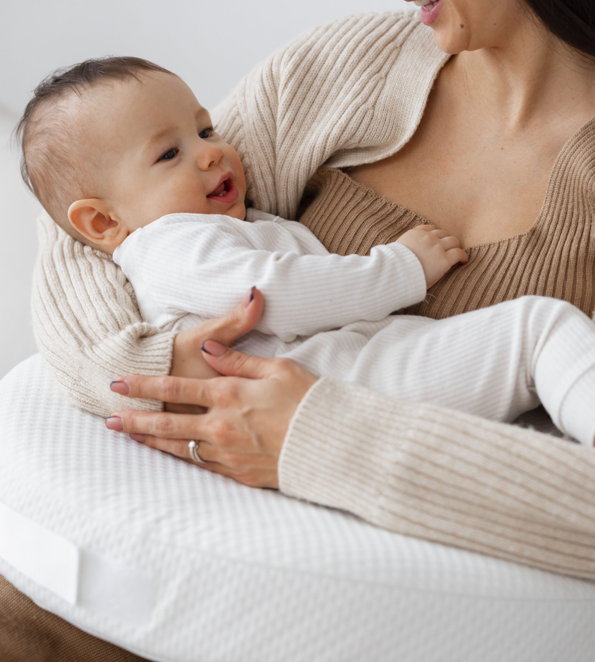 Mother Holding Newborn